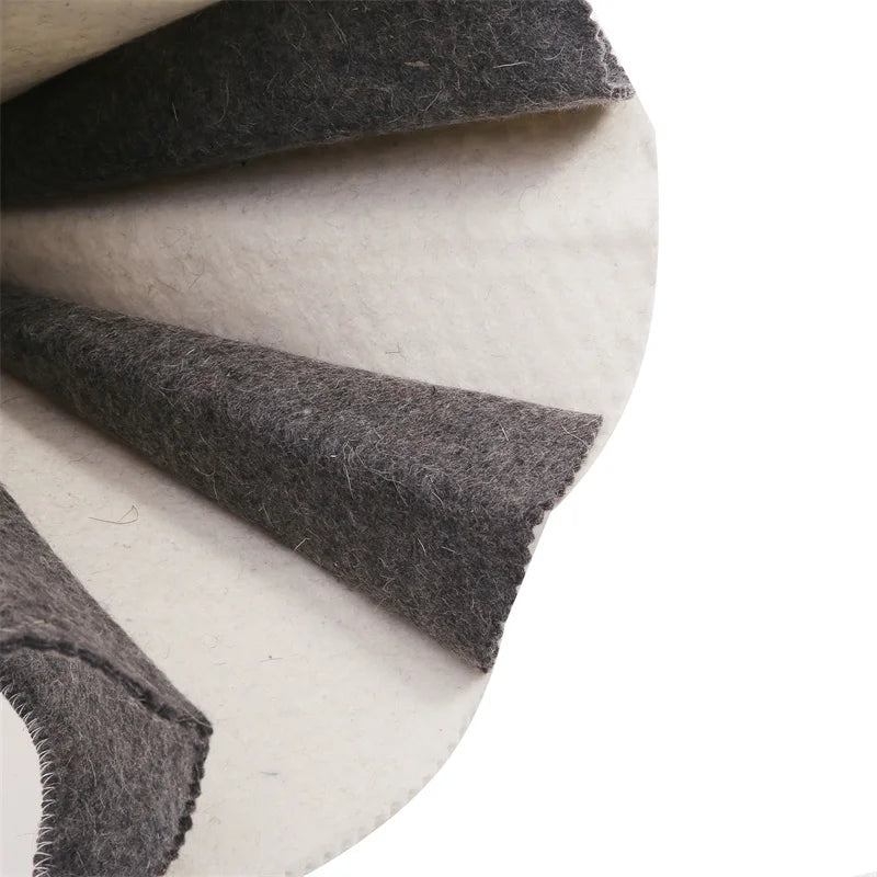 Cappello Sauna Sauna Hat in Feltro Anti-Calore Stile Russo | Protezione Testa