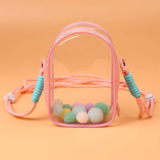Custodia Labubu THE MONSTER 15 cm da spalla – borsa PVC trasparente protettiva