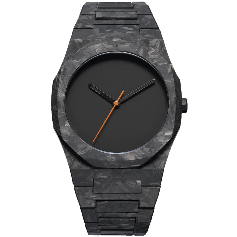 Orologio da Uomo Elegante con Quadrante Nero e Numeri Arabi – Design Classico e Moderno