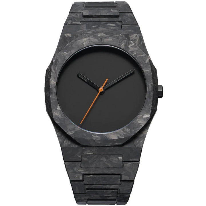 Orologio da Uomo Elegante con Quadrante Nero e Numeri Arabi – Design Classico e Moderno