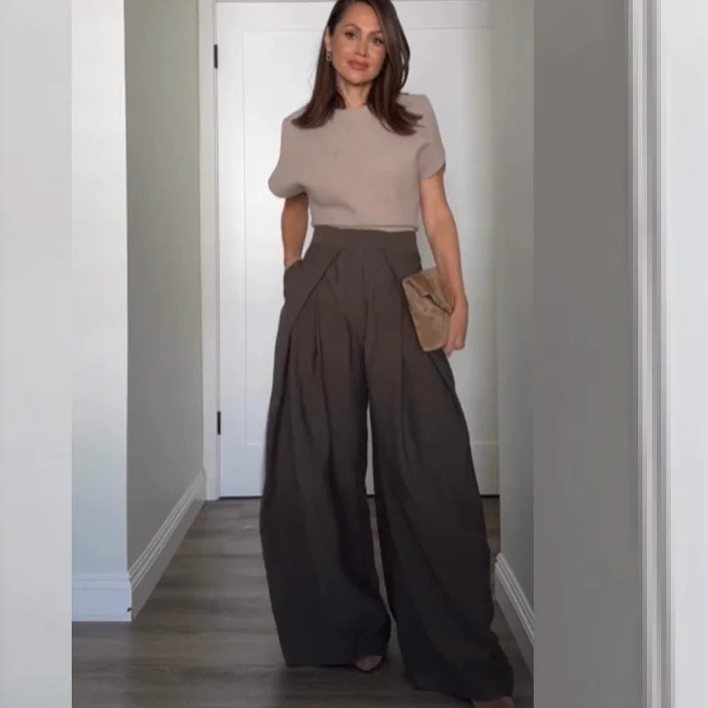 Pantaloni Oversize Donna Eleganti – Wide Leg Minimal Chic