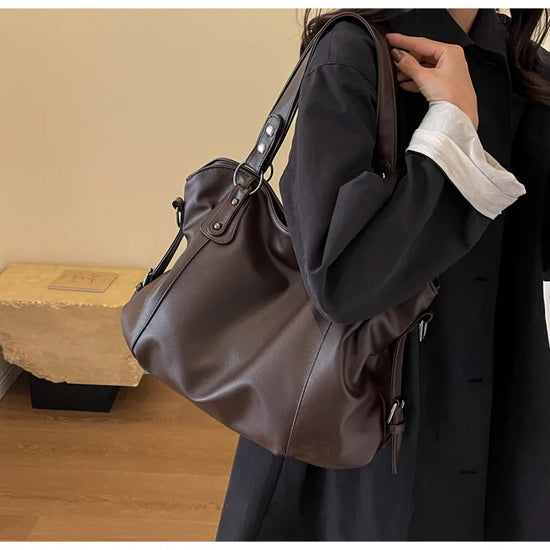 Soft Interior Compartment Shoulder Bags 2025 High Quality Contrasting Colors Bags for Women Fashion Zipper Pu Women's Handbags