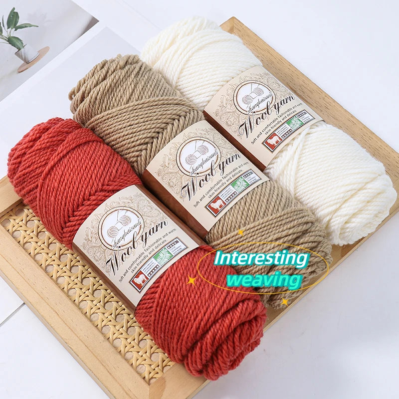 Set 5 gomitoli filato spesso alpaca 500 g – yarn grosso per maglioni, cappotti e crafting inverno