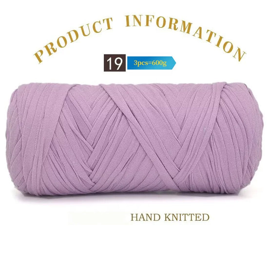 Set 3 gomitoli cloth yarn tessuto – filo intrecciato spesso per borse, tappeti, uncinetto e fai-da-te 2025