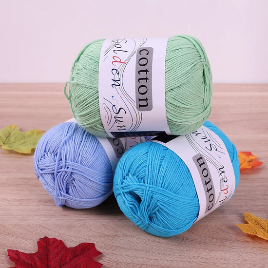 Filato in cotone 100% 200 g – filo medio-fino per uncinetto / knitting: maglioni, cappelli, copertine fai-da-te