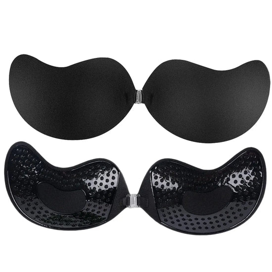 Reggiseno invisibile in silicone auto-adesivo push-up – bra senza spalline per abiti scollati e schiena nuda 2025