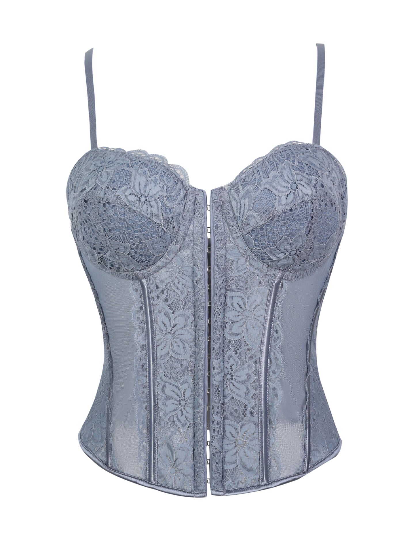 Corsetto Halter in Pizzo – Top Sexy Push Up Donna
