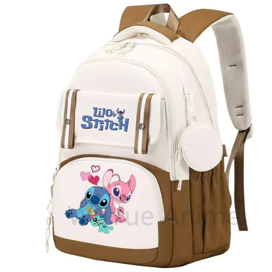 Zaino grande capacità Lilo & Stitch – impermeabile, per laptop, multiuso bambino/adulto 2025