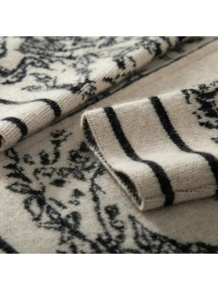 Completo Donna Maglia Vintage 2 Pezzi – Felpa con Zip e Pantaloni a Vita Alta