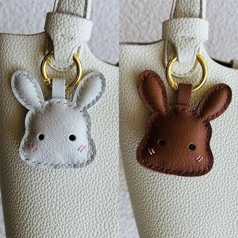 Ciondolo in Pelle a Forma di Animale – Portachiavi Artigianale per Borse e Zaini