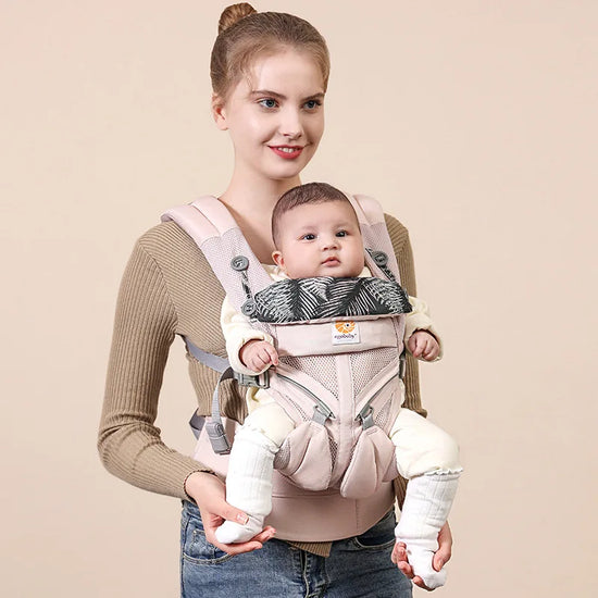 Marsupio Ergonomico Neonato‑Bimbo – Baby Carrier / Waist Stool Multifunzione (0‑36 mesi)