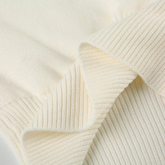 Maglione monospalla donna – Pullover loose con scollo asimmetrico, maniche lunghe, knit casual autunno/inverno