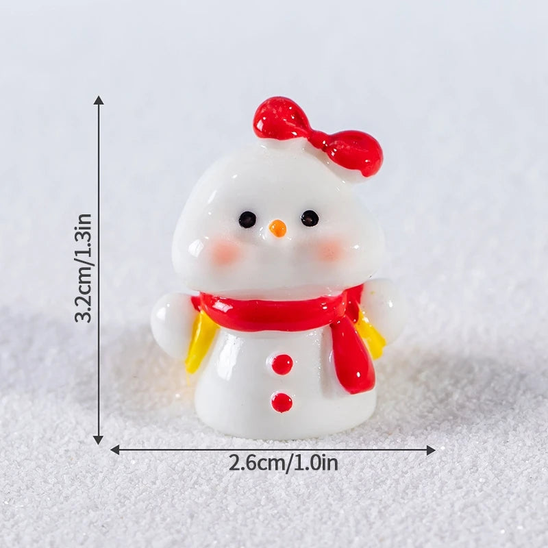 Decorazioni natalizie da scrivania 2025 ‒ set figurine Piccolo Babbo Natale + Alberello ornamentale per ufficio e casa