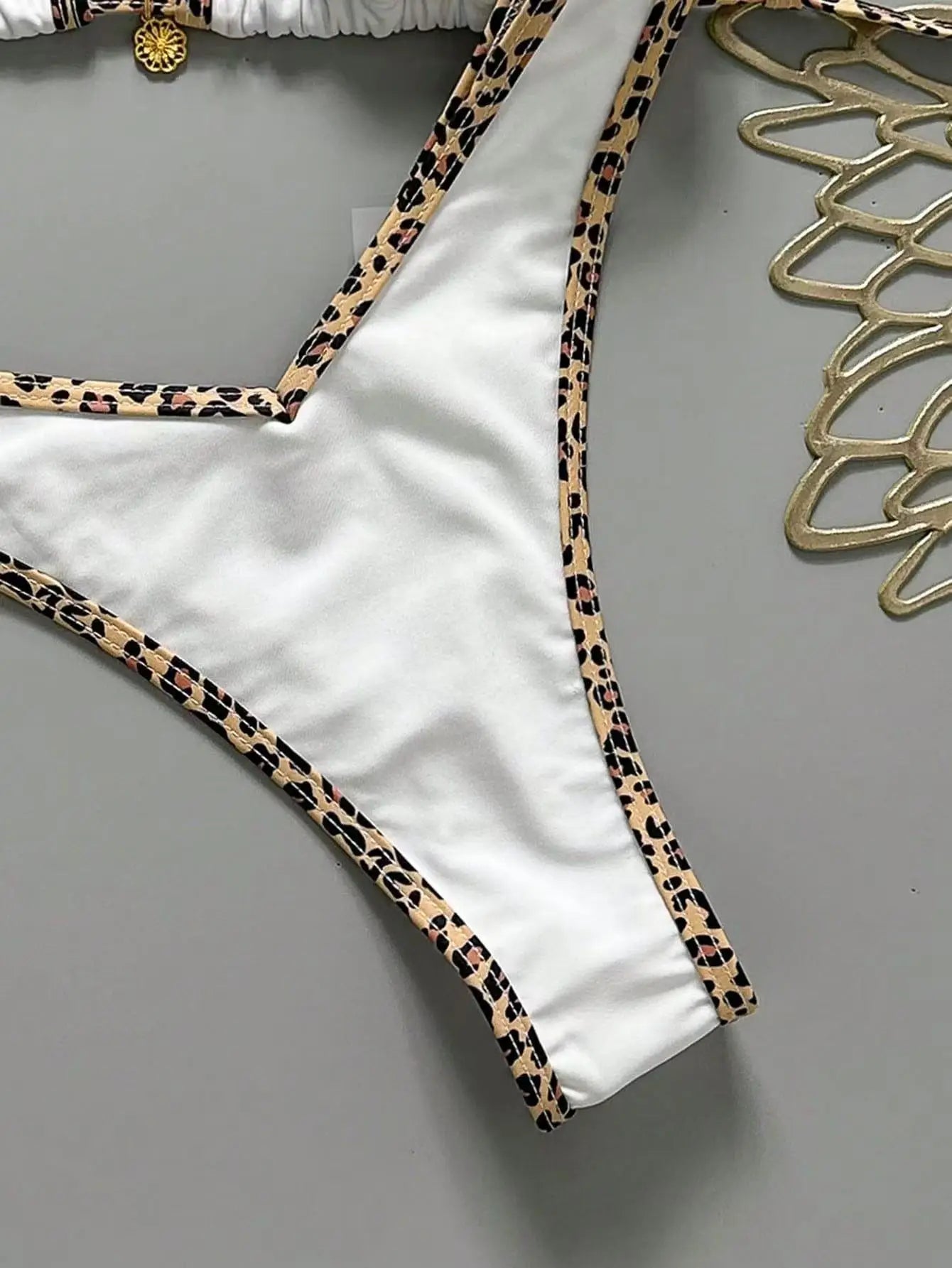 Micro Bikini Leopardato Sexy – Costume Push Up Donna