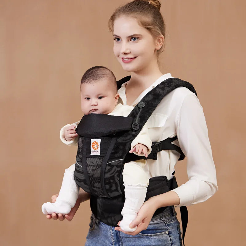 Marsupio Ergonomico Neonato‑Bimbo – Baby Carrier / Waist Stool Multifunzione (0‑36 mesi)