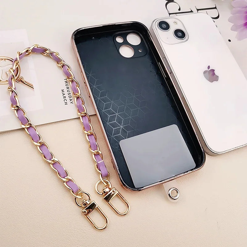 Laccetto corto e portatile con clip – Laccetto da polso anti-smarrimento universale per custodie di telefoni e accessori