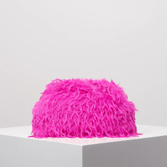 Clutch Y2K “Dopamine Style” in peluche candy-color – borsa da sera / clip bag fashion