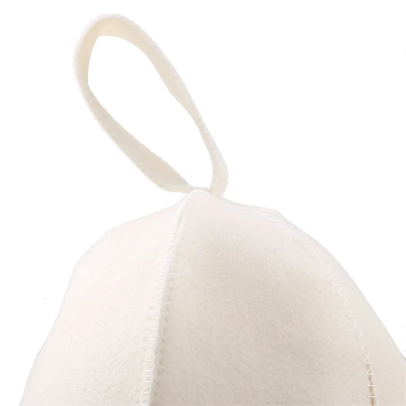 Cappello Sauna Sauna Hat in Feltro Anti-Calore Stile Russo | Protezione Testa
