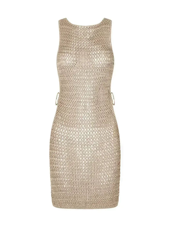 Abito Mare Copricostume Donna Sexy Monospalla Estivo con Intaglio – Look Fashion da Spiaggia 2025
