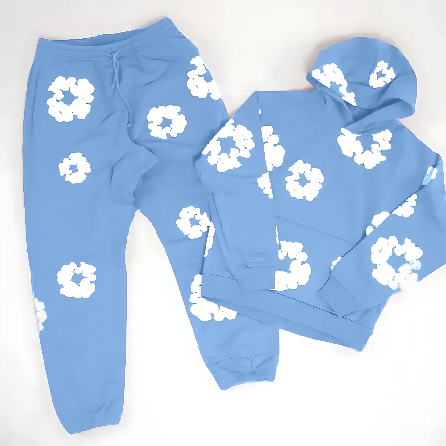 Set felpa con cappuccio e pantaloni unisex 2025 – Stampa 3D casual, morbido e confortevole, ideale per primavera e autunno