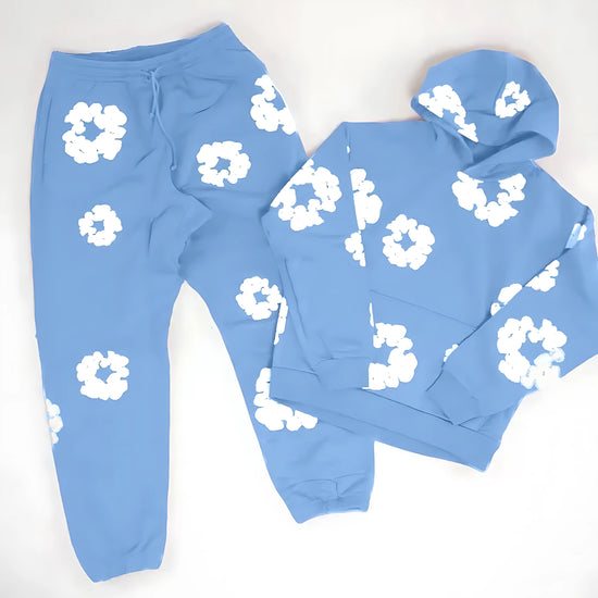 Set felpa con cappuccio e pantaloni unisex 2025 – Stampa 3D casual, morbido e confortevole, ideale per primavera e autunno