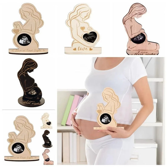Porta Braccialetto Nascita Neonato – Targhetta Hello World in Legno
