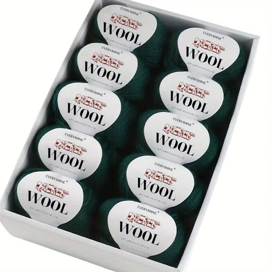 Set 6 pezzi Filato Lana – 300g Totali per Maglia & Uncinetto, Gomitoli Multicolore