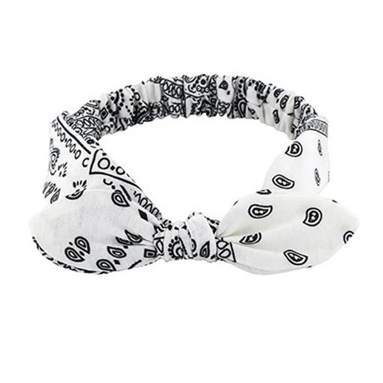 Fascia Capelli Boho Donna – Turbante Elastico con Nodo