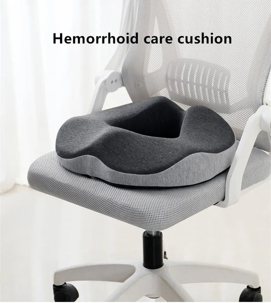 Cuscino Ortopedico Sedia Memory Foam – Supporto Antidolore Schiena e Coccige
