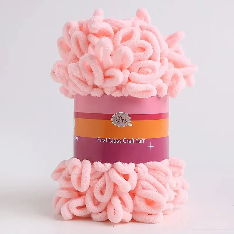 Filato ciniglia “donut braided ear” 100 g – Yarn in velluto intrecciato per maglieria, coperte, accessori fai-da-te