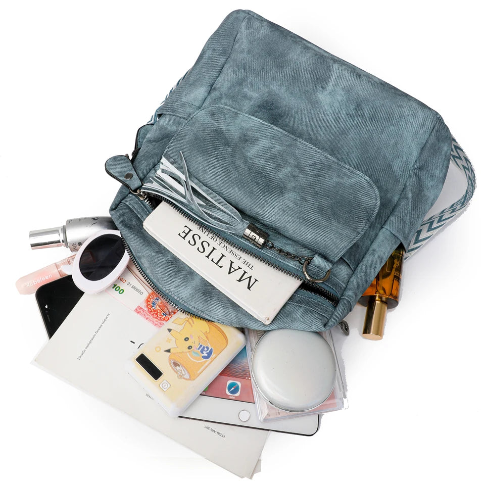 Zaino donna grande capacità in pelle simil-cuoio – daypack fashion da viaggio e scuola, backpack solid colour per ragazze