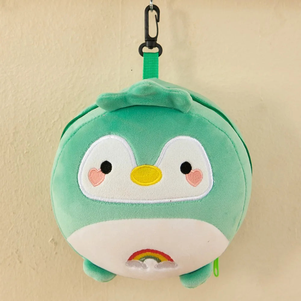 Cuscino da Viaggio 2-in-1 con Mascherina per Occhi – Supporto Collo Portatile