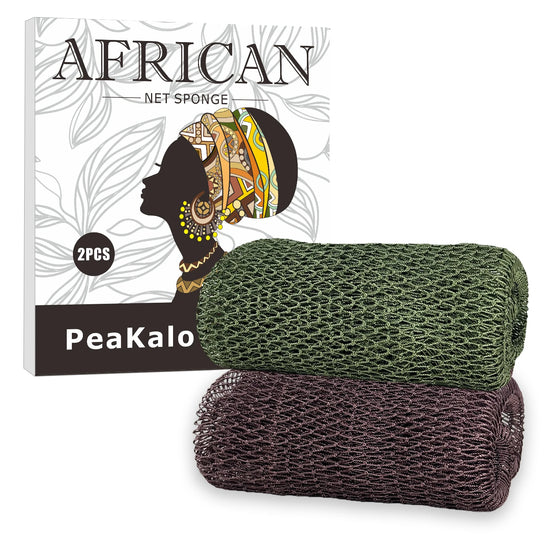 Spugna Rete Africana Esfoliante 2 Pezzi – Scrub Corpo per Doccia