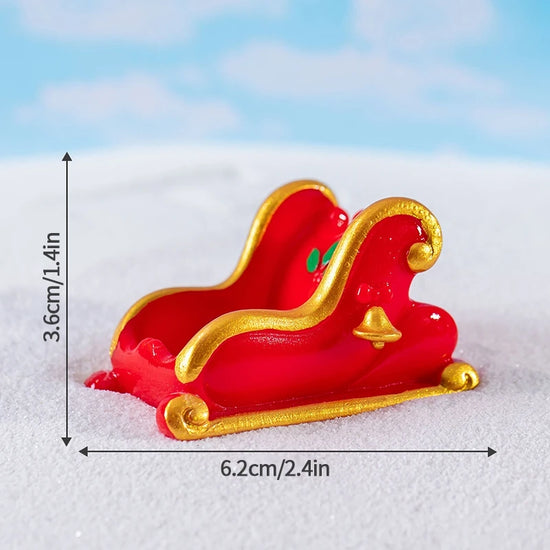 Decorazioni natalizie da scrivania 2025 ‒ set figurine Piccolo Babbo Natale + Alberello ornamentale per ufficio e casa