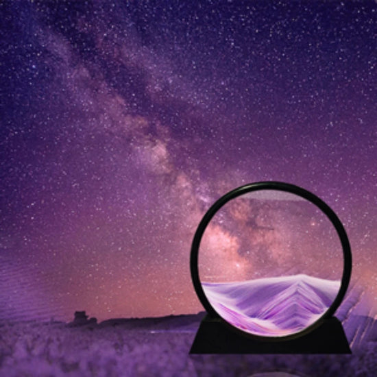 Quadro di Arte Sabbiosa 3D in Vetro – Sand Art Movimento per Casa e Ufficio