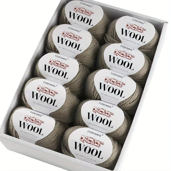 Set 6 pezzi Filato Lana – 300g Totali per Maglia & Uncinetto, Gomitoli Multicolore
