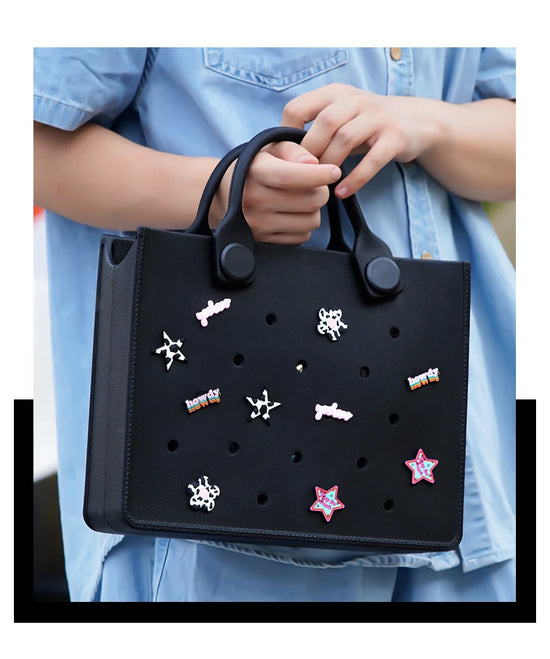 Borsa Bogg Personalizzabile con Fori per Spille - 27 Colori