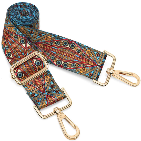 Tracolla borsa regolabile stile “guitar strap” 2025 – cinghia staccabile stampata, originale crossbody / shoulder strap
