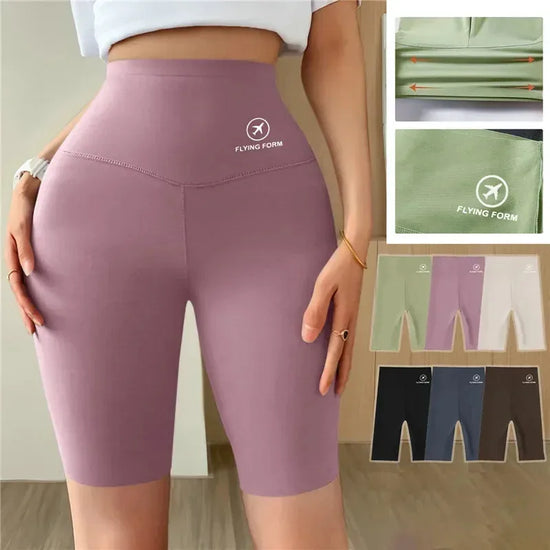 Shorts donna push-up vita alta 2025 – cycling fitness leggings per palestra e yoga