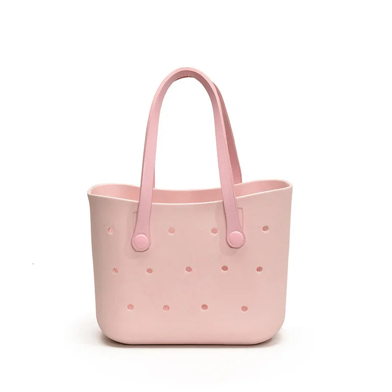 Borsa Mare Colorata Impermeabile – Cestino Estivo Donna Multicolore per Spiaggia e Piscina