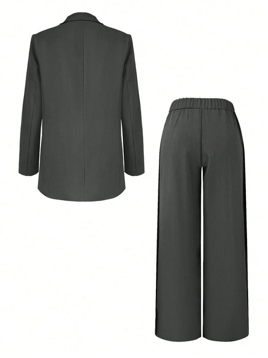 Completo Donna Elegante Blazer e Pantalone – Set Chic