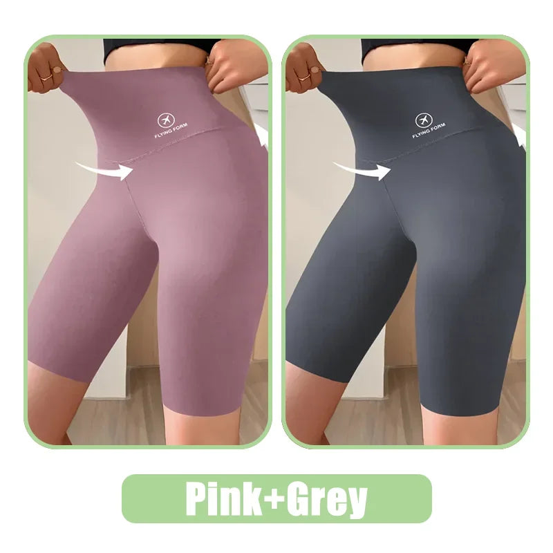 Shorts donna push-up vita alta 2025 – cycling fitness leggings per palestra e yoga