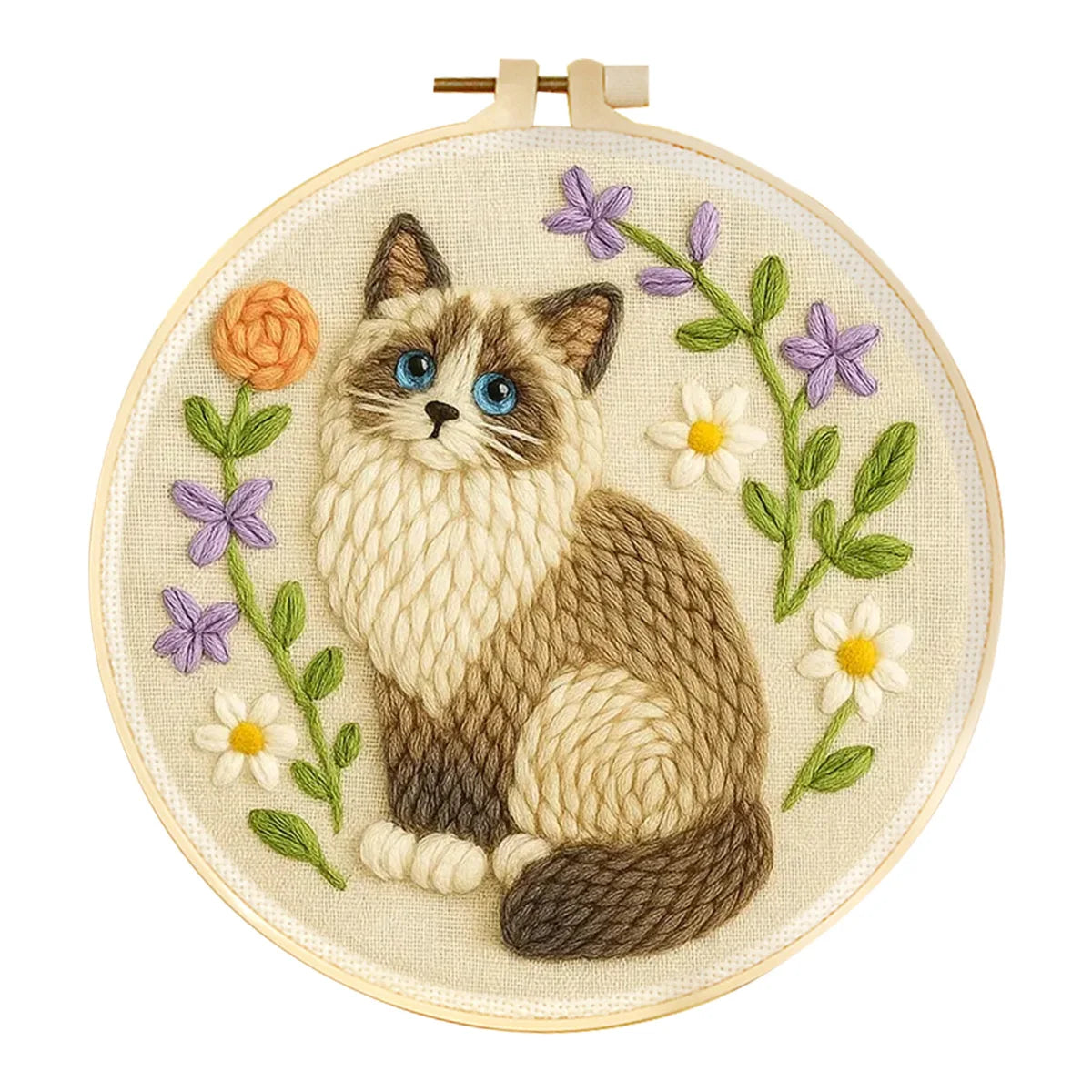 Kit Punch Needle Animali – Ricamo DIY per Principianti
