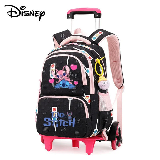 Zaino trolley Stitch 2-in-1 Disney 2025 – grande capacità, torretta, impermeabile e per laptop