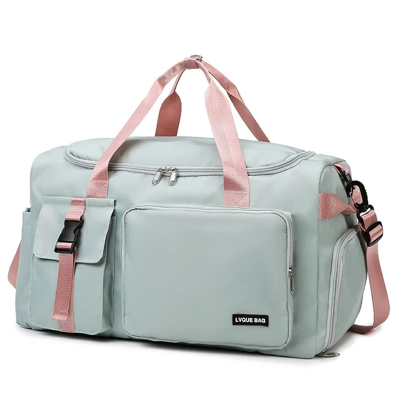 Borsa sportiva donna 2025 – duffel con doppio comparto asciutto/bagnato ideale per palestra, nuoto e viaggi