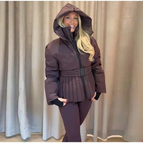 Tuta invernale donna con zip o giacca, diverse versioni