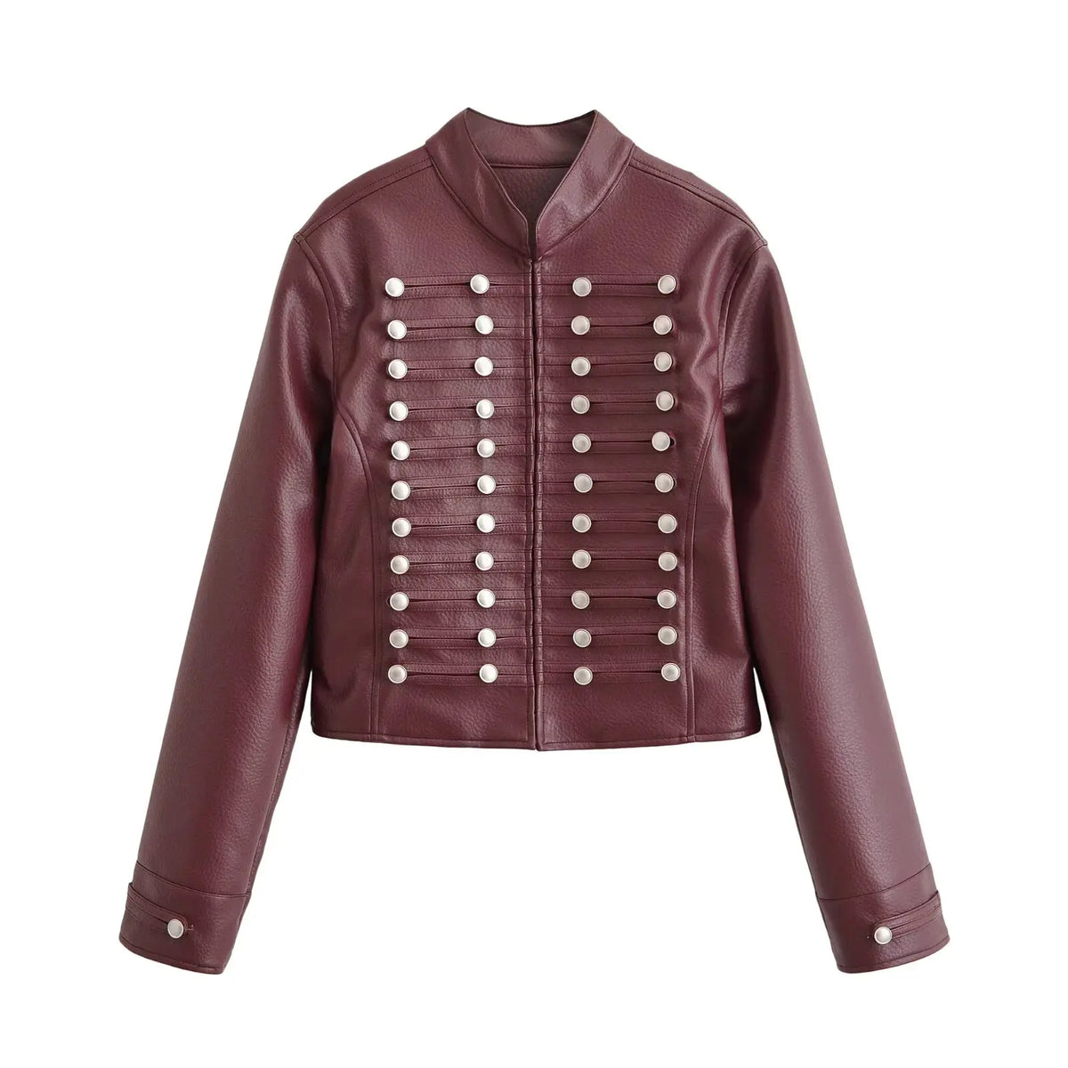 Giacca Cropped Donna con Bottoni e Fit Slim - immagine 26