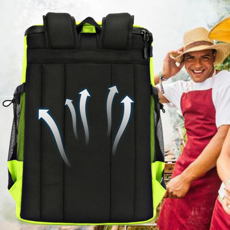 Zaino termico multitasche in tessuto Oxford impermeabile 30L