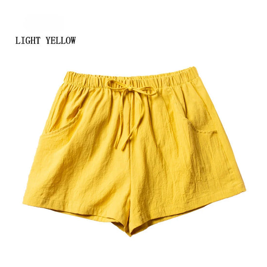 Shorts Donna Vita Elastica con Fiocco – Pantaloncini Casual Sportivi