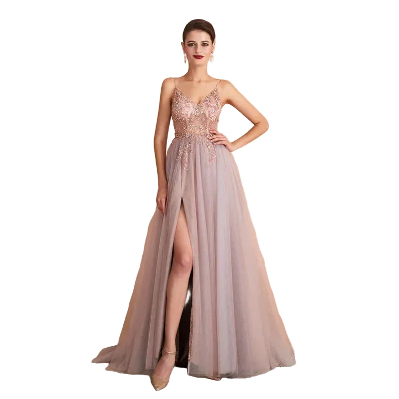 abito cerimonia donna elegante per damigella 